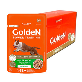 Kit 20un Ração Úmida Golden Power Training Cães Adultos Frango, Batata Doce e Cenoura 85g em Oferta na Shopee