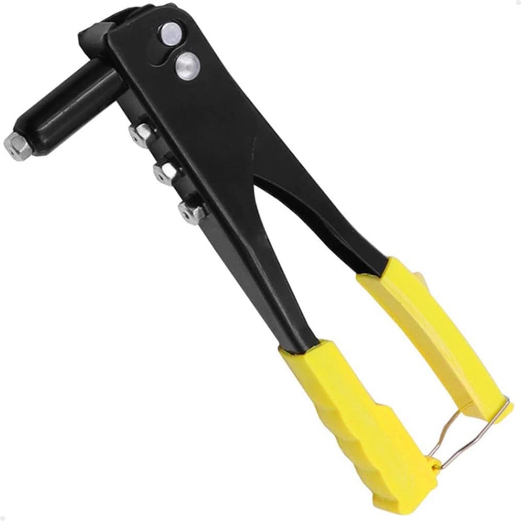 Alicate Rebitador Profissional Rebitadeira Manual Com 4 Bicos Lorben