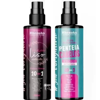 Kit Spray Protetor Térmico Capilar Meu Liso E Penteia Cabelos 200ml Rhenuks em Oferta na Shopee
