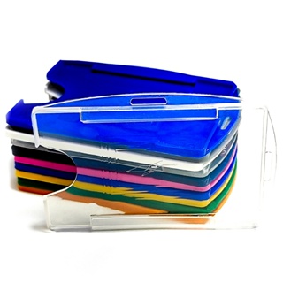 Porta Crachá Universal Transparente - 100 Unidades em Oferta na Shopee