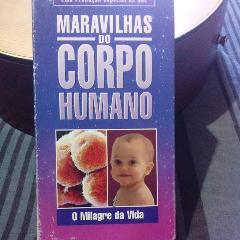 fita vhs maravilhas do corpo humano o milagre da vida
