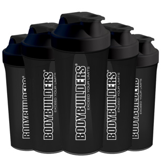 Kit 5x Coqueteleira 600ml - Shakeira Para Academia  - Bodybuilders em Oferta na Shopee