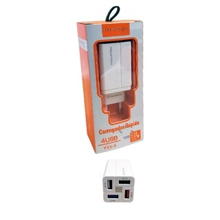 Fonte Carregador Turbo 4 portas USB Hmaston Pro 9.1A Carregamento rápido Y43-4