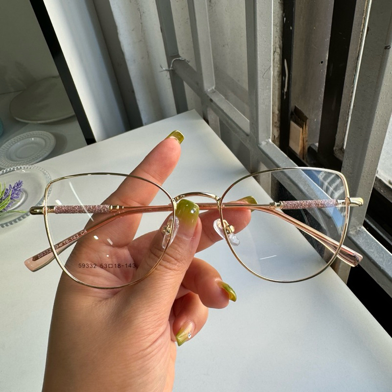 Armação de óculos para Grau Feminino Perna com Brillo ✨Lançamento Lindo 59332 em Oferta na Shopee