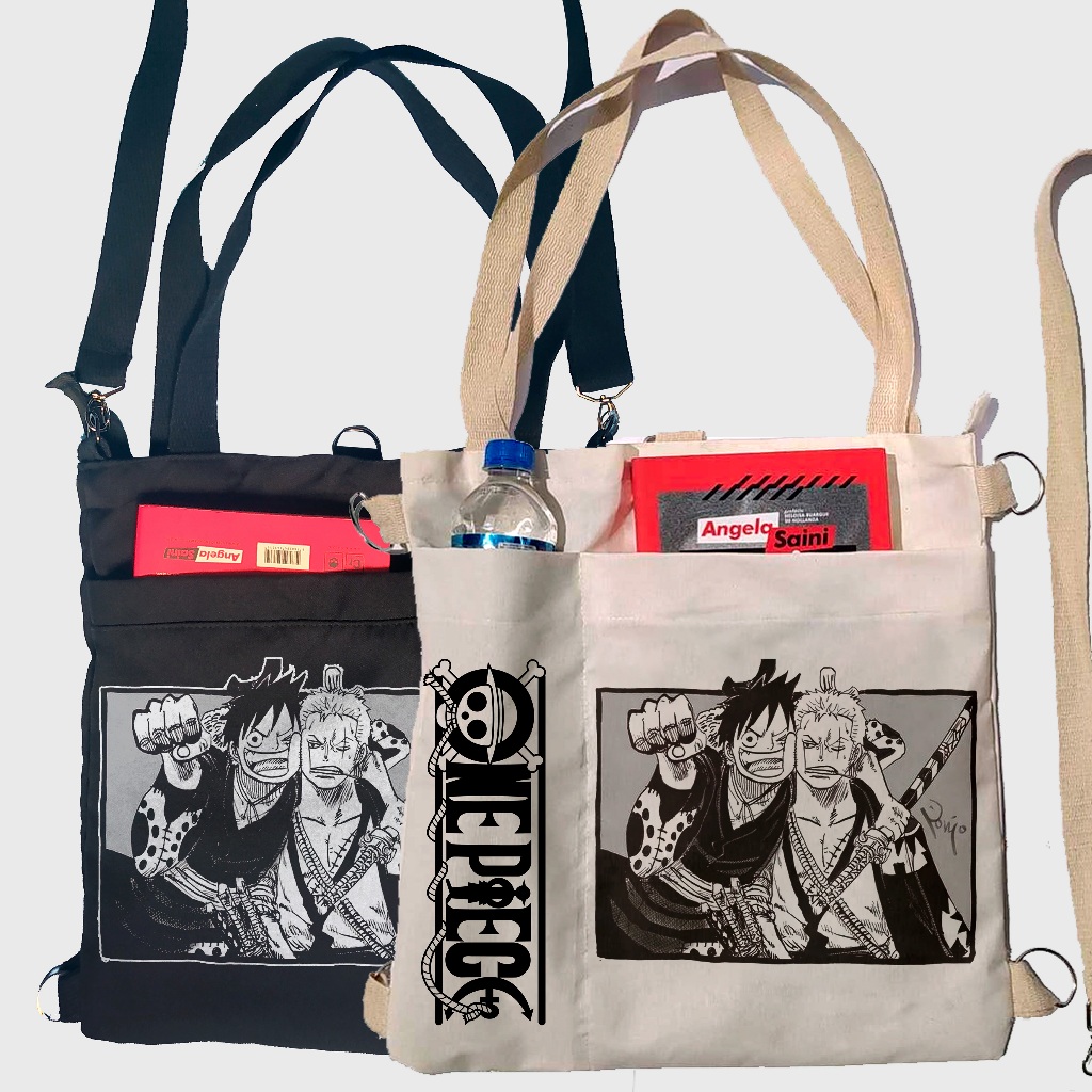 Bolsa 2em1 Luffy e Zorro One Piece