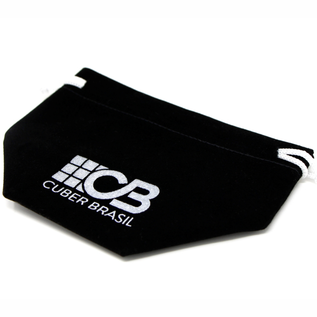 BAG VELUDO PRETA CUBER BRASIL em Oferta na Shopee
