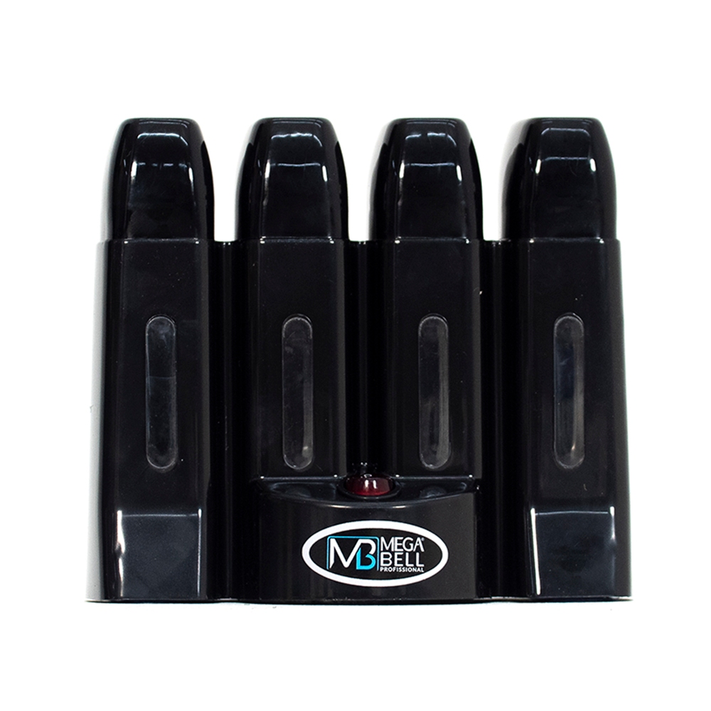 Aquecedor de Cera Roll-on Preto - Aquece 4 Refis de Cera Simultaneamente