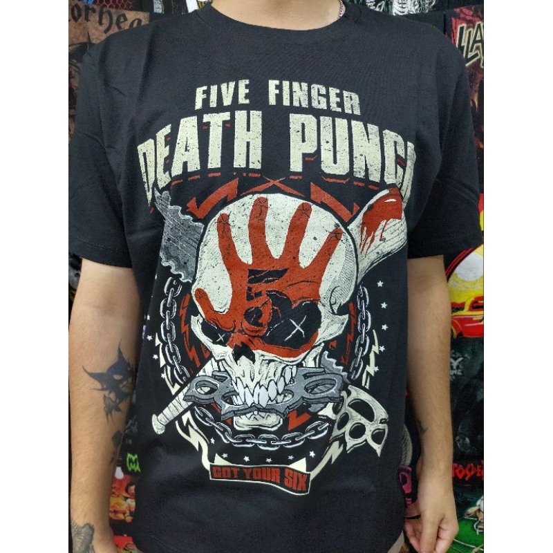 Camiseta Five Finger Death Punch Brutal Wear camiseta de banda camiseta de rock metal
