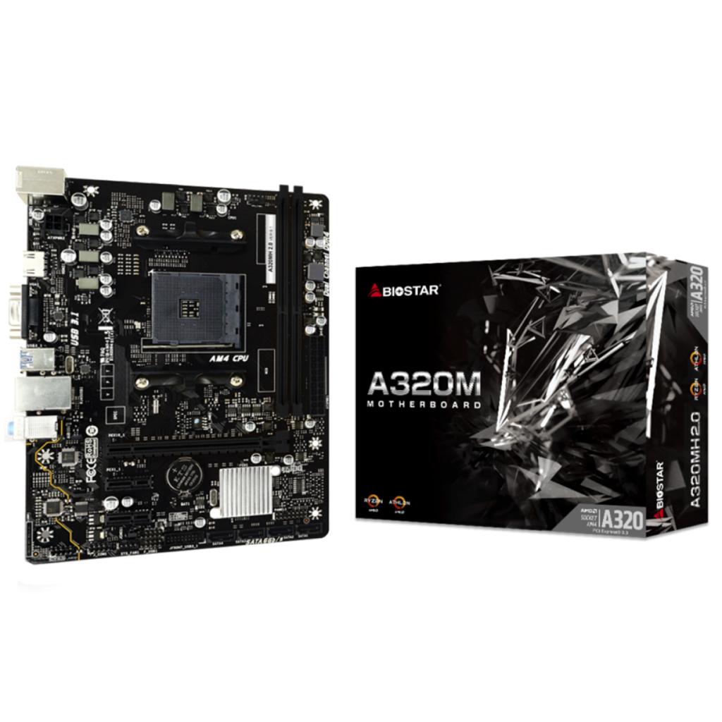 Placa Mãe AMD Ryzen Biostar A320mh Socket AM4