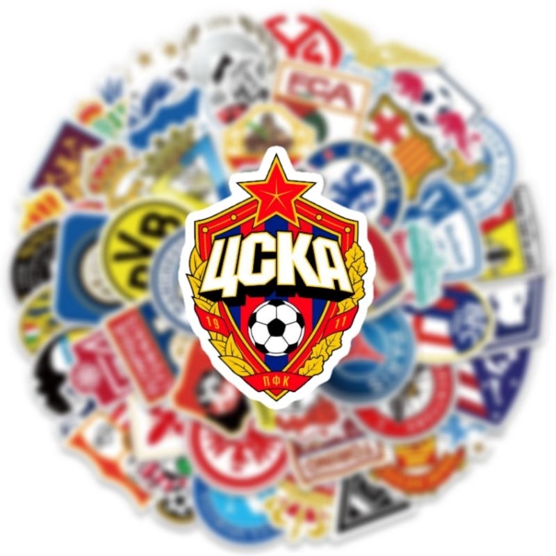 Adesivo Vinil Brilho CSKA - QUALIDADE INFERIOR