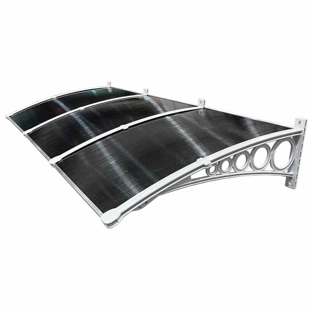 Toldo em Policarbonato 2,50m x 0,70m - Modular! Hastes em ABS