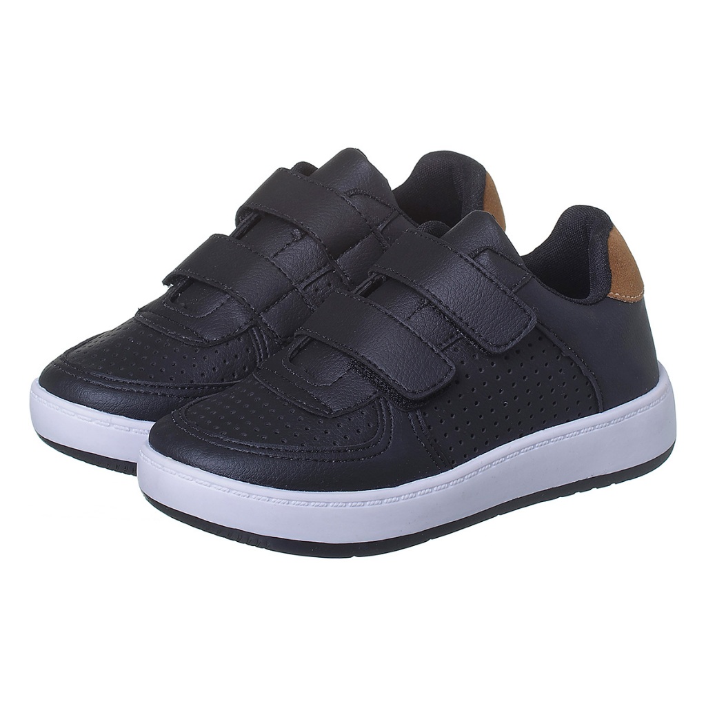 Tênis Infantil Casual Preto Masculino e Feminino Kidstep em Oferta na Shopee