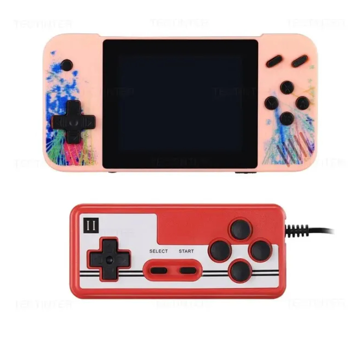 Video Game Portatil Retro com Controle e 800 jogos