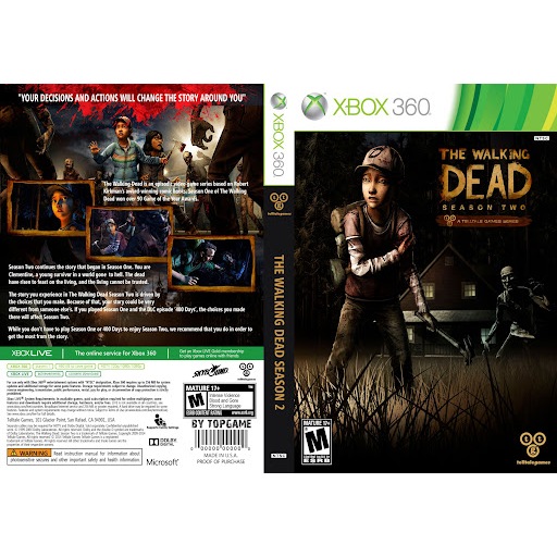 The Walking dead season 2 P/ XBOX360 (LTU/LT/JTAG/RGH)