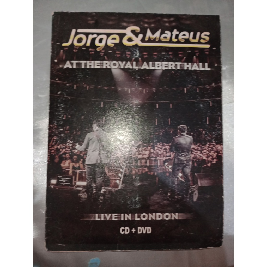 CD DVD Jorge  e Mateus At the royal Albert hall