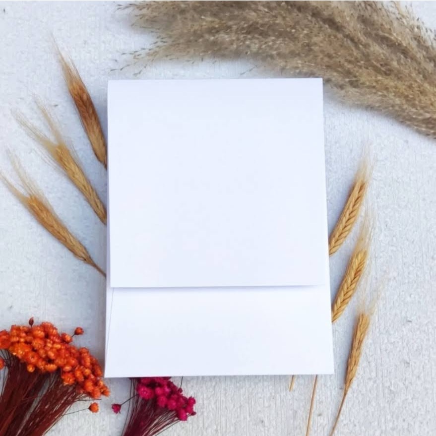 Envelope para Convite 16x22 - Aba Reta - Branco Liso