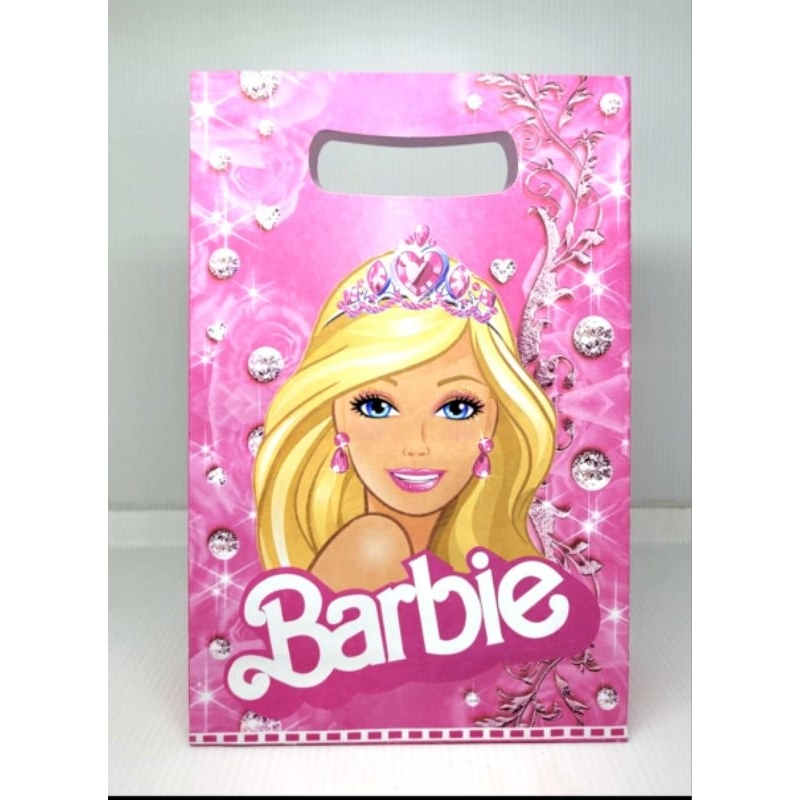 Sacola surpresa Aniversário Festa Barbie c/ 10 Unidades em Oferta na Shopee