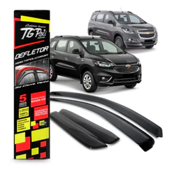 Calha Chuva Defletor Chevrolet Spin 2012 À 2025 4p Tg Poli