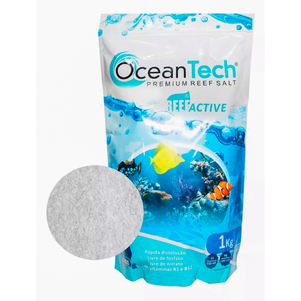 Sal Marinho para Aquário OceanTech Reef Active 1kg