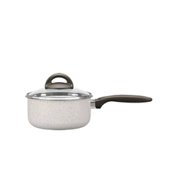 Panela com Tampa 16cm Revestimento Antiaderente Cerâmico Suprema Brinox - Vanilla e Verde