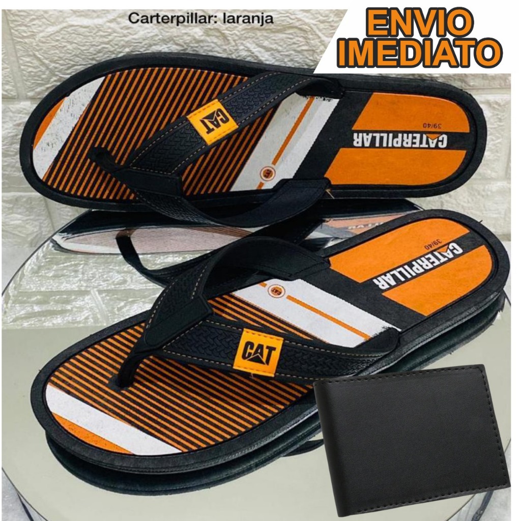 chinelo de dedo caterpillar antiderrapante confortavel macio