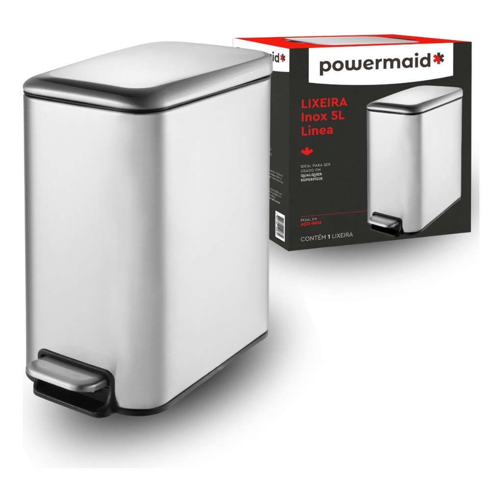 Lixeira Inox 5l na Black Friday 2025 | BuscaProdutos