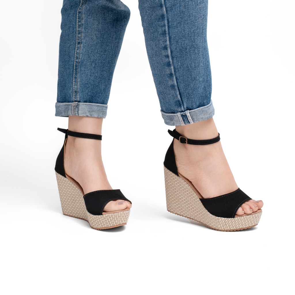 Anabela Lara Reis Salto Alto Confortável em Oferta na Shopee