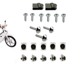 presilha farol Shineray Phoenix 50 gold  3 parafusos Bico 10 presilha carenagem 6 parafusos Philips em Oferta na Shopee