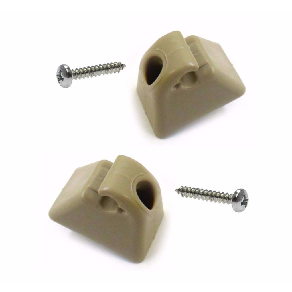 Par De Suportes Do Parasol C/ Parafusos - Astra Antigo - 1995 a 1996 / *Celta - 2001 a 2016 / *Corsa Classic - 1996 a 2016 / Omega - 1993 a 1998 / Pick-up Corsa - 1997 a 2003 / Prisma Antigo - 2007 a 2012 - Vectra Antigo - 94 a 96 / Vectra B - 1997 a 2005
