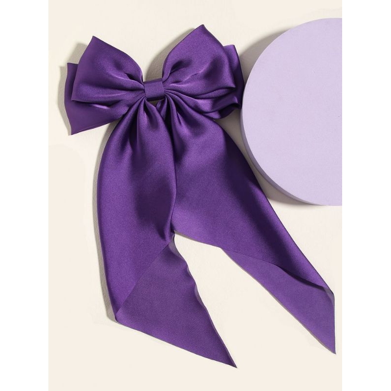 laço Grampo De Cabelo Laço Roxo