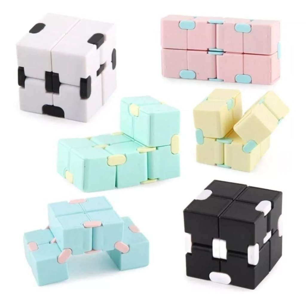 Cubo Infinito Brinquedo Criativo Fidget Toy Anti Stress Satisfatório em Oferta na Shopee