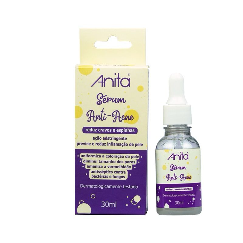 Serum Antiacne Evita Cravos e Espinhas Anita