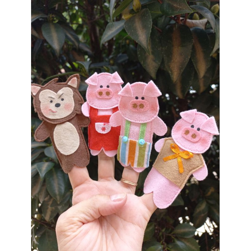 Dedoche Feltro 3 Porquinhos: Onde Comprar | BuscaProdutos