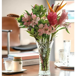 Vaso Decorativo 19cm em Vidro Resistente Estilo Europeu em Oferta na Shopee