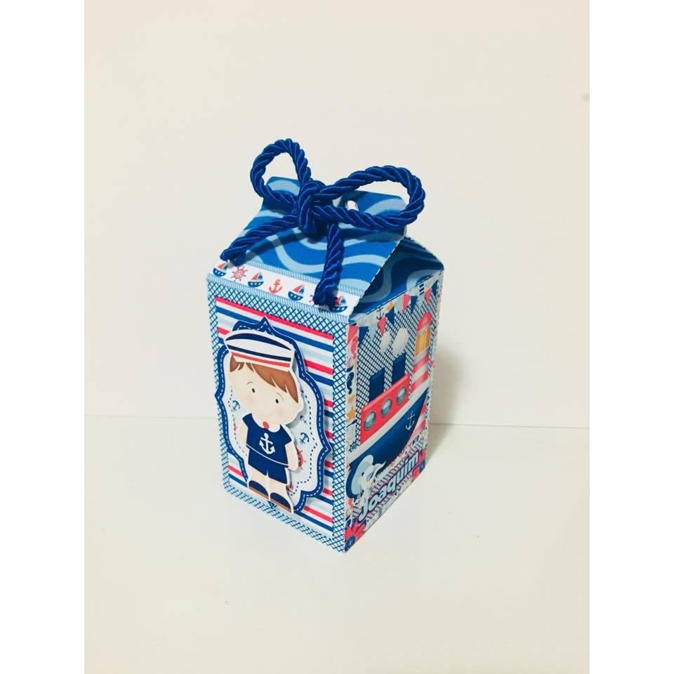 kit  30 mimos personalizados Caixinhas para Aniversario LEMBRANCINHA DE FERSTA TEMA: MARINHEIRO / cod.202 LEIA  A DESCRIÇAO