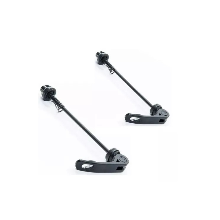 Par Blocagem De Roda Cubo Eixo Bicicleta Aperto Rapido Eixo Furado Blocagem Dianteira Traseira