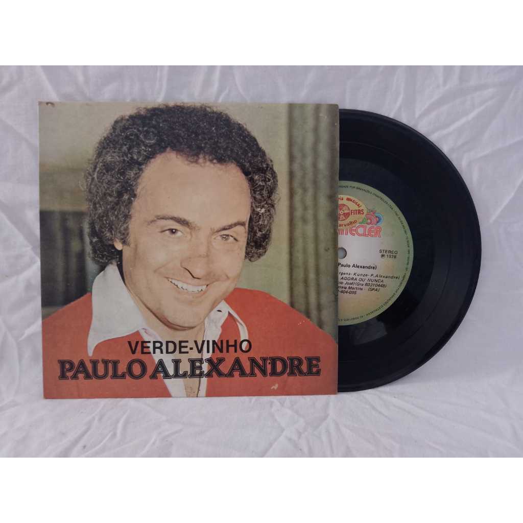 Lp Ep Compacto Paulo Alexandre Verde Vinho 1978