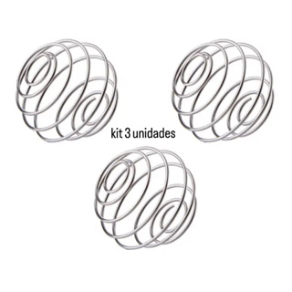 Kit 3x Mola Inox pra Coqueteleira Academia / Shaker / Squeeze -3unidades em Oferta na Shopee
