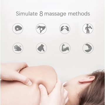 Pescoço Mini Massageador de Cervical Elétrico Portátil Alivia Dores Corpo