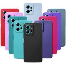 Kit 2X1 Xiaomi Redmi Note 12 4G - Película Ceramica 9D + Capa Silicone Aveludada Colorida Veludo 3D