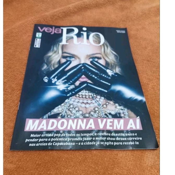 Madonna Revista Veja Rio Madonna Vem Aí