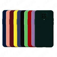 Kit Xiaomi Redmi Note 9S /9 Pro-Capa Silicone Colorida + Película Ceramica 9D Protetora Anti Impacto