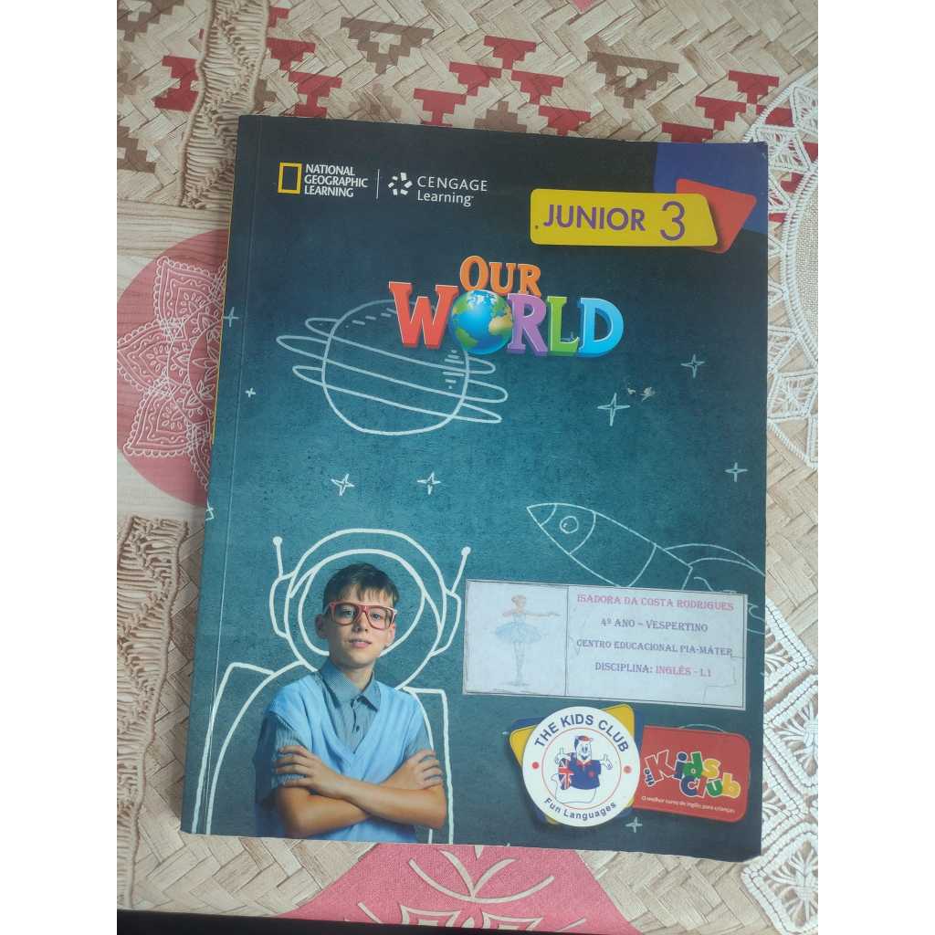 our world junior 3 the kids club joann crandall cengage learning national geographic learning inglês english livro do aluno