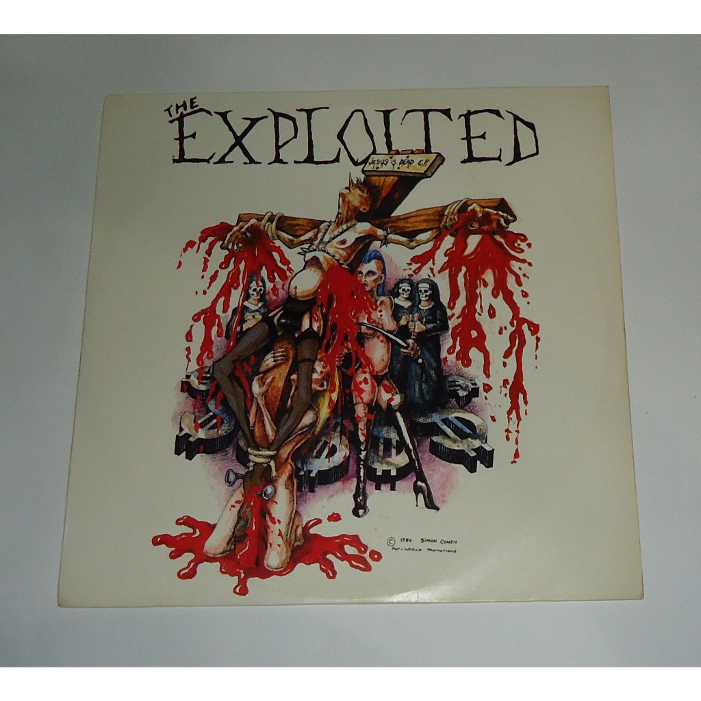 LP: JESUS IS DEAD - THE EXPLOITED - 1987