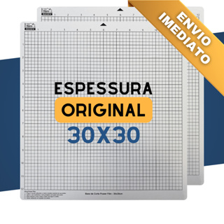 2 Base de Corte 30x30 Transparente Para Silhouette Cameo, Cameo 2 3 4, 4 Plus e 4 Pro - Com e Sem Cola em Oferta na Shopee