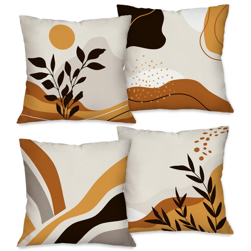 KIT 04 CAPAS PARA ALMOFADAS DECORAÇÃO PARA CASA 45X45