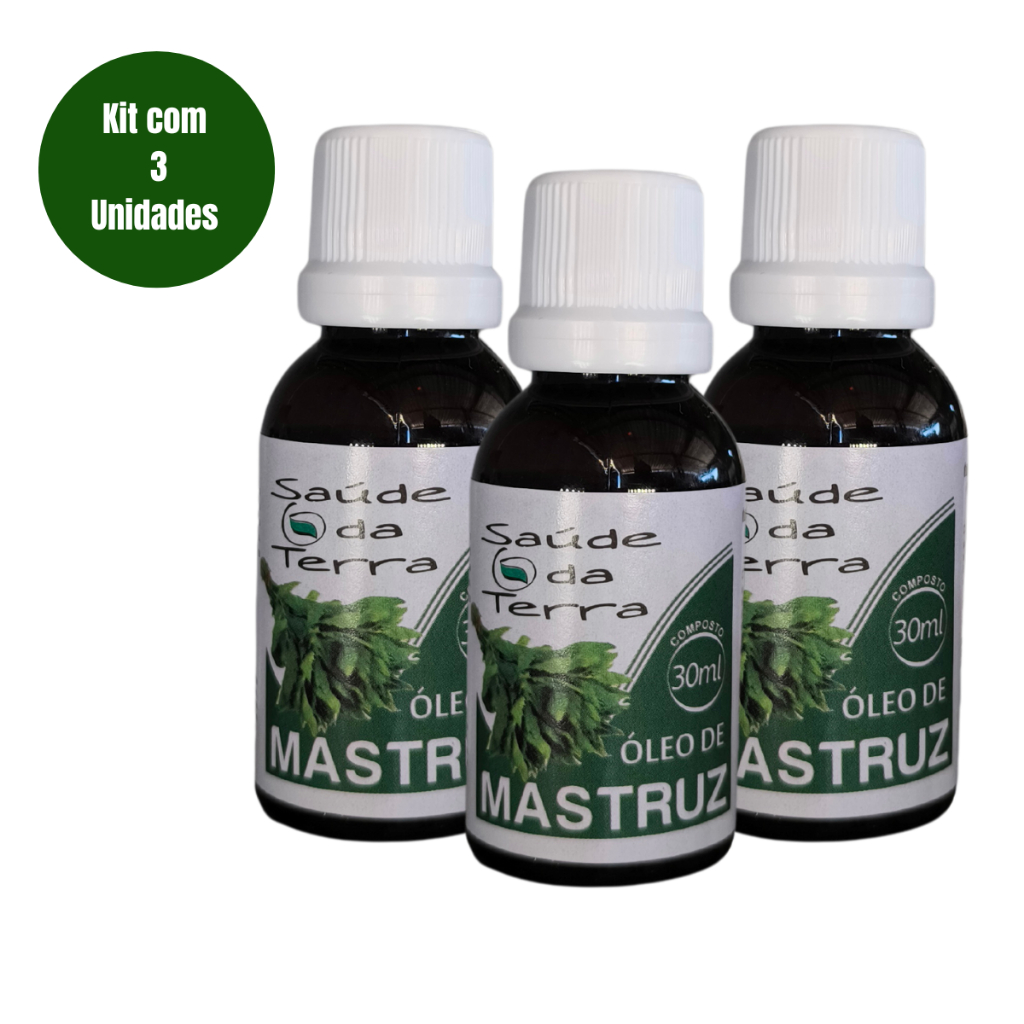 Óleo de Mastruz 30 ml - Saúde da Terra - Produto 100% NATURAL - Kit Com 3 Unidades em Oferta na Shopee