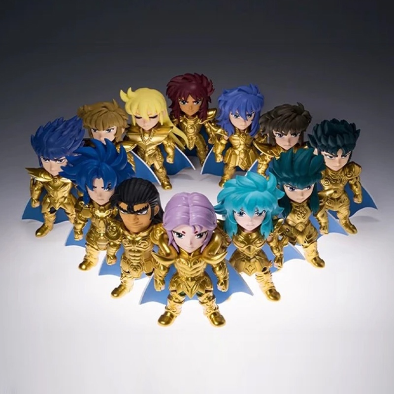 Imagem Boneco Action Figure Colecionáveis Cavaleiros do Zodíaco de Ouro Saint Seiya Astrologia Signo