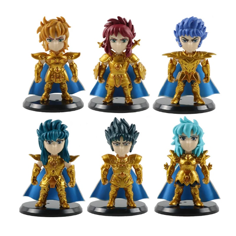 Imagem Boneco Action Figure Colecionáveis Cavaleiros do Zodíaco de Ouro Saint Seiya Astrologia Signo Atacado tem desconto