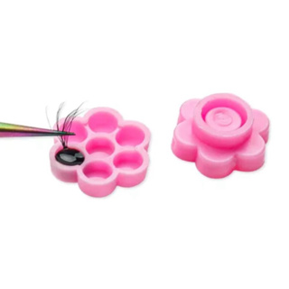 400 Batoques Flor Suporte De Cola Extensão De Cílios em Oferta na Shopee